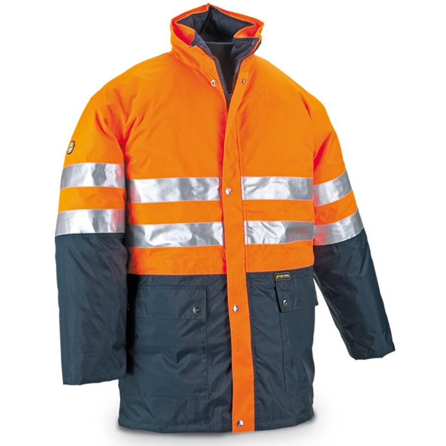 Parka alta visibilidad triple uso naranja/azul marino 288-PKFN Mix - Referencia 288-PKFN MIX